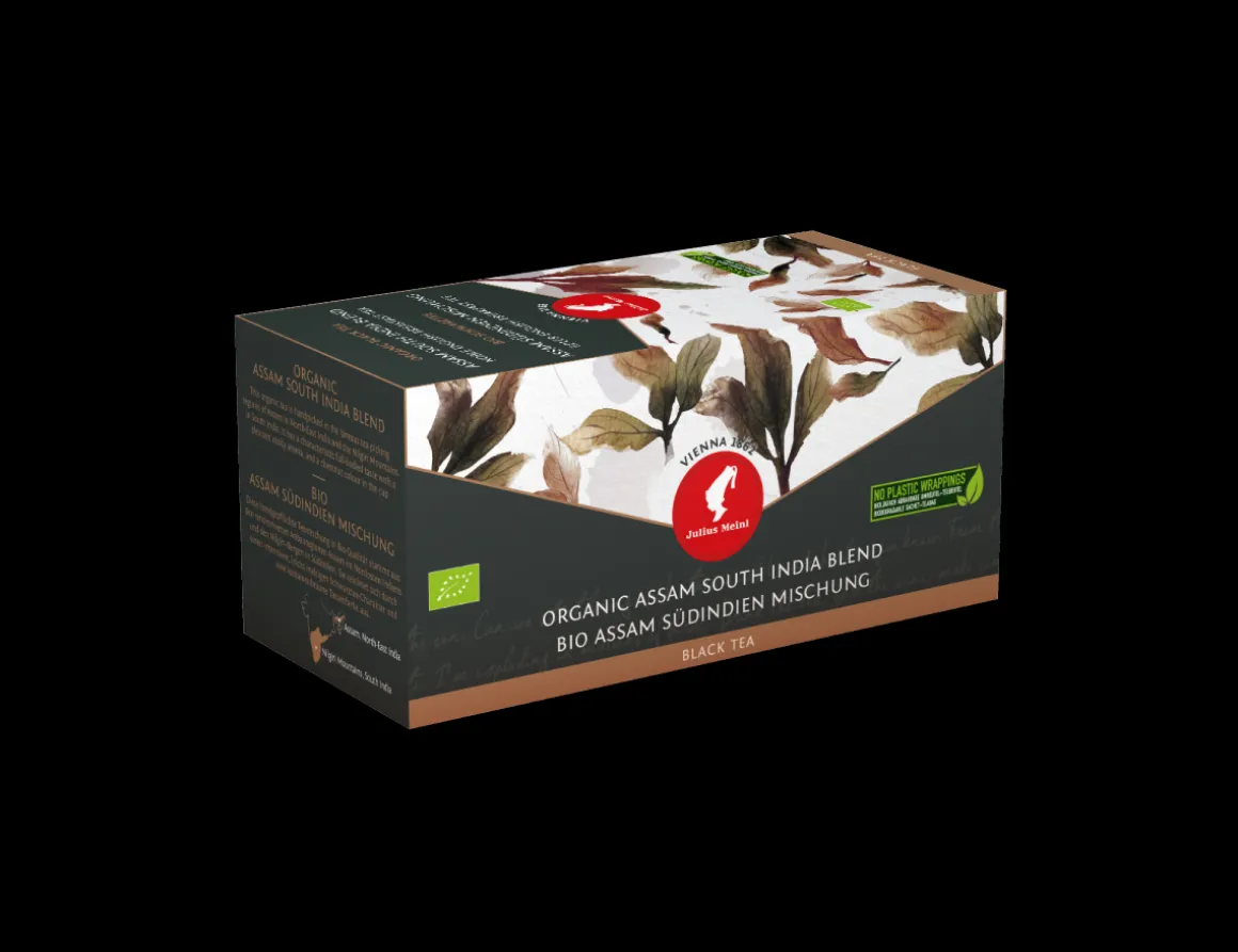 Julius Meinl Bio Tee|Leaf Bags>Bio Assam South India blend- 20 Premium Leafbag Teebeutel