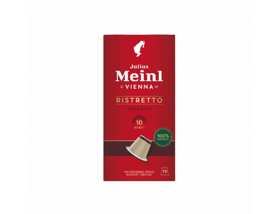 Julius Meinl Nespresso® Kompatible Kapseln>Ristretto Intenso Biodegradable 10x5.6g Nespresso®